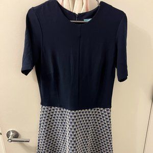 Navy Blue J.McLauglin Short Sleeve Dress